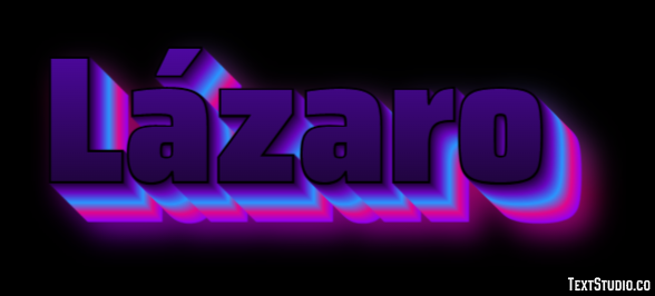 Lázaro Efecto de Texto