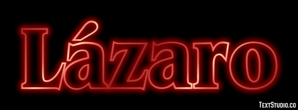Lázaro Efecto de Texto