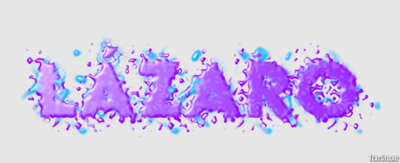 Lázaro Text Effect