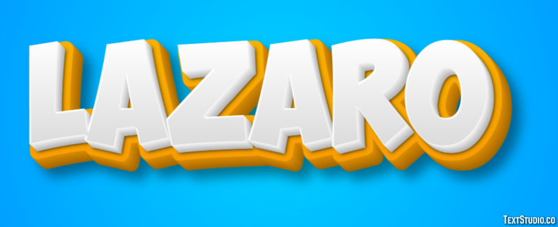 Lázaro Efecto de Texto
