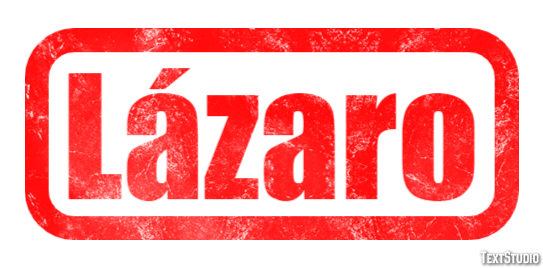 Lázaro Effetto testo