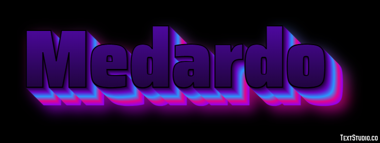 Medardo Effetto testo