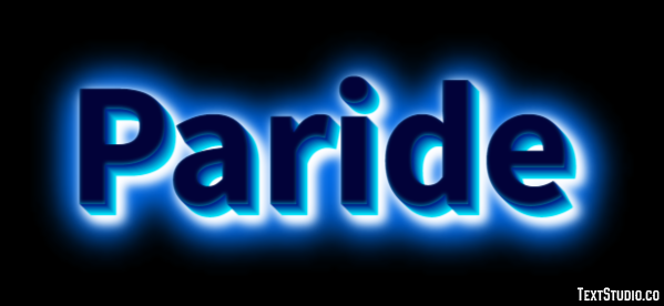 Paride Effetto testo
