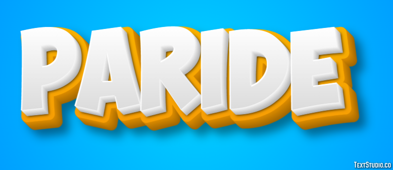 Paride Texteffekt