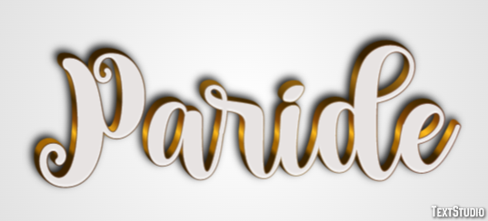 Paride Effetto testo