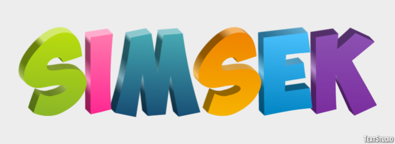 Şimşek Tekst Effect