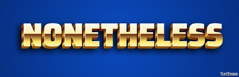Nonetheless Metin Efekti
