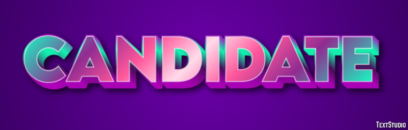 Candidate Texteffekt