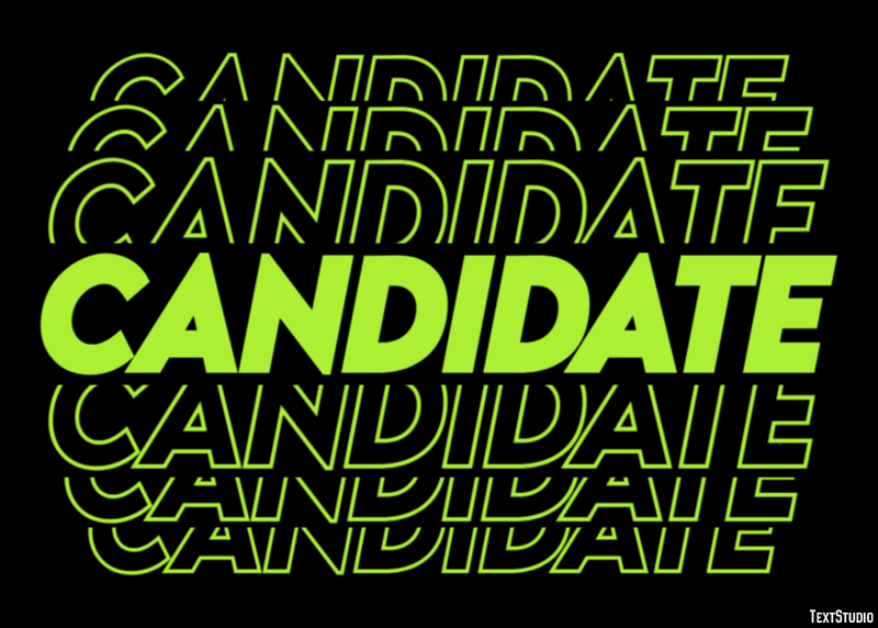 Candidate Tekst Effect
