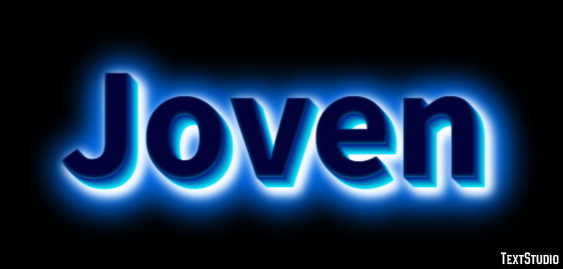 Joven Effet de texte