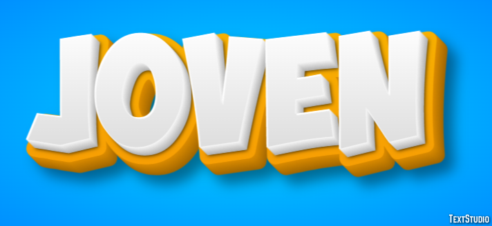 Joven Effet de texte