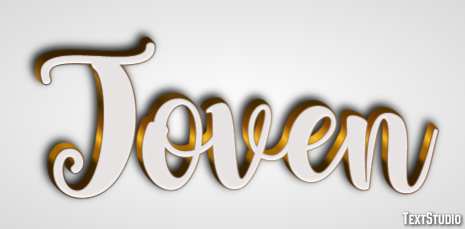 Joven Effet de texte
