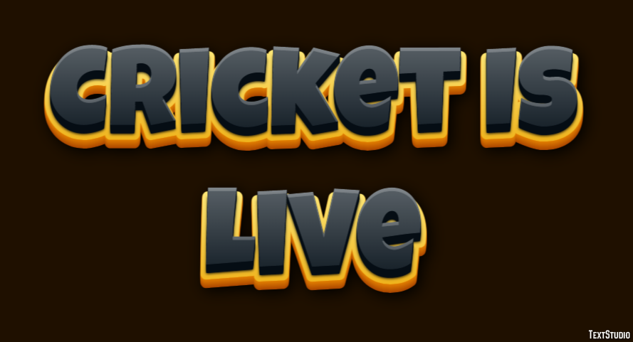 Cricket Is Live Metin efekti