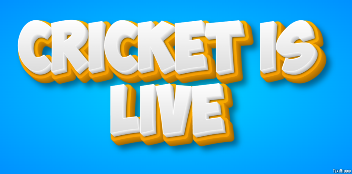 Cricket Is Live Metin efekti