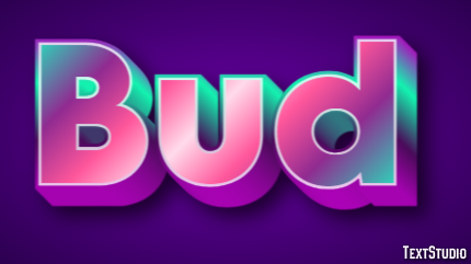 Bud Text Effect