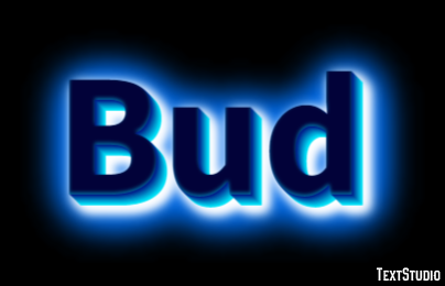 Bud Text Effect