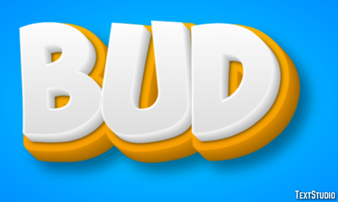 Bud Effetto testo