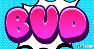 Bud Text effect