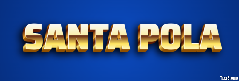 Santa Pola Efekt tekstowy