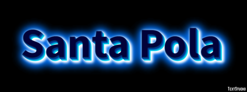 Santa Pola Efecto de Texto