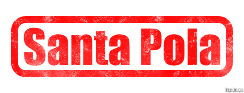 Santa Pola Efekt tekstowy