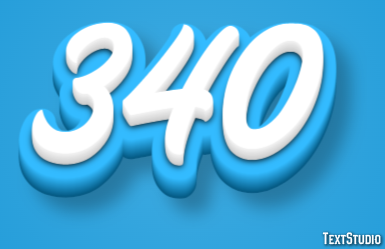340 Text Effect