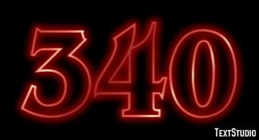 340 Text Effect