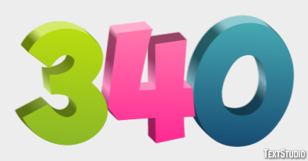 340 Text Effect