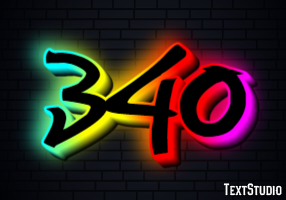 340 Text Effect