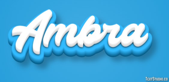 Ambra Text Effect