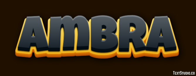 Ambra Tekst Effect