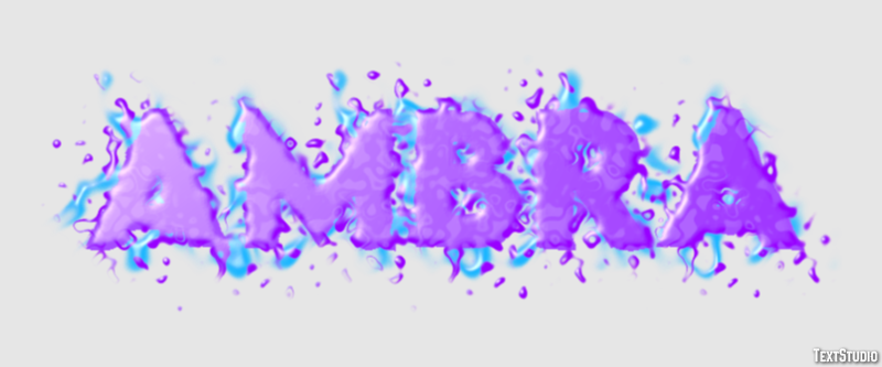 Ambra Text effect