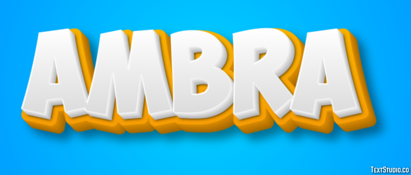 Ambra Text Effect