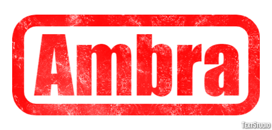 Ambra Text effect