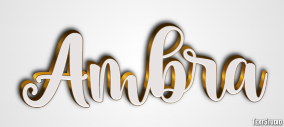 Ambra Efecto de Texto