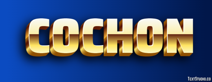 Cochon Effet de texte