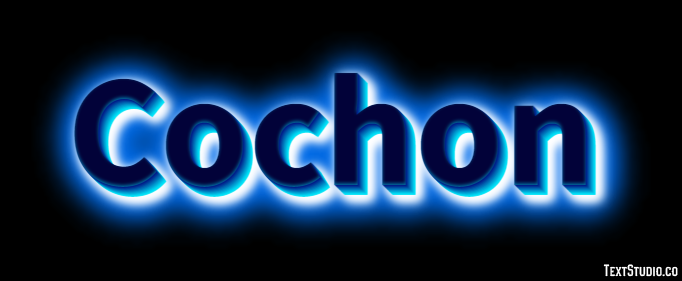 Cochon Effet de texte