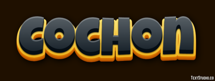 Cochon Efecto de Texto