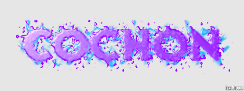 Cochon Effet de texte