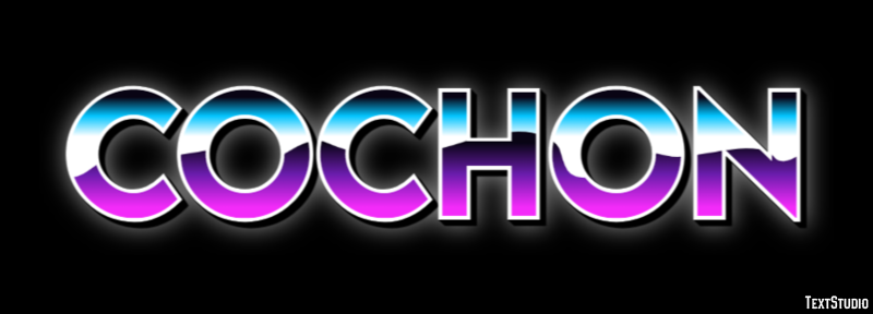 Cochon Effet de texte