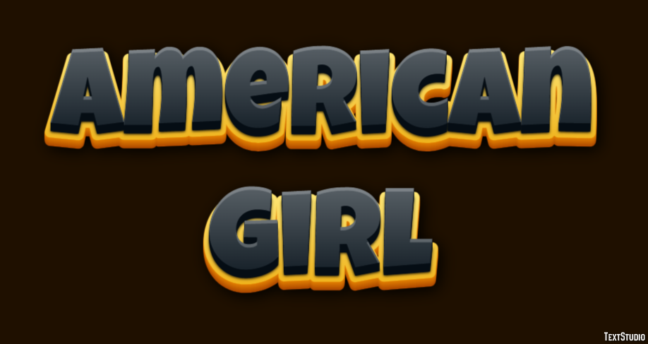 American Girl Efekt tekstowy