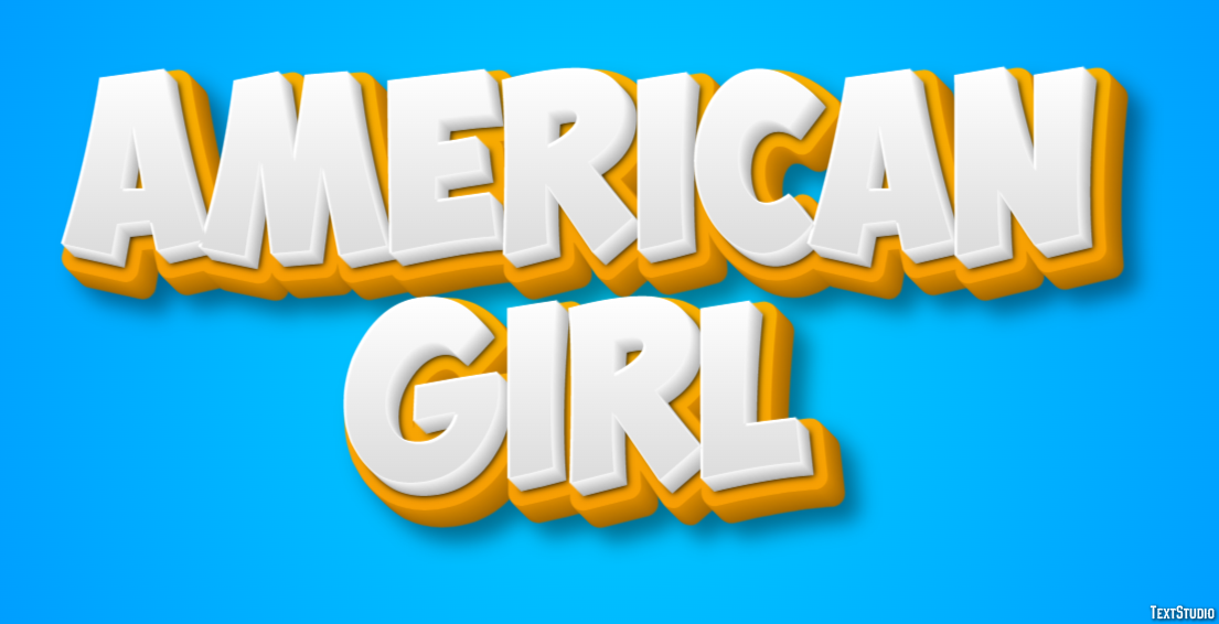 American Girl Efekt tekstowy
