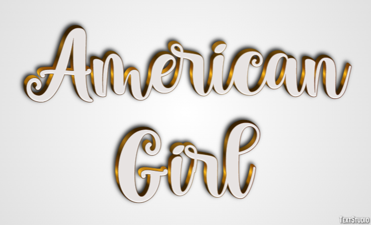 American Girl Efekt tekstowy