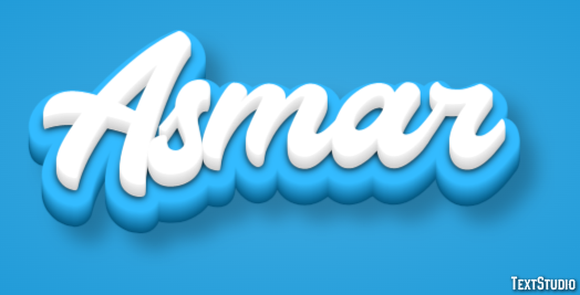Asmar Text Effect
