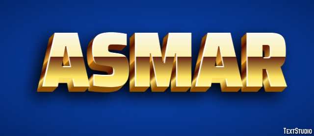 Asmar Text Effect