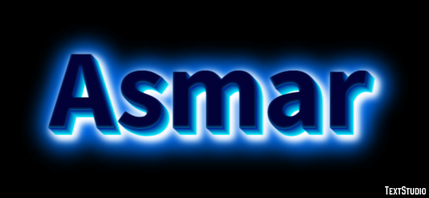Asmar Text Effect