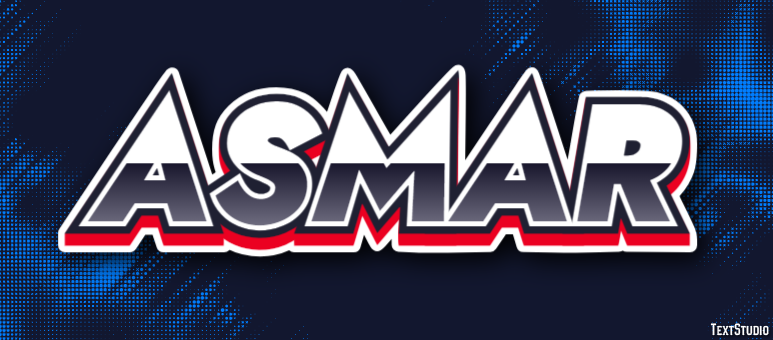 Asmar Text Effect