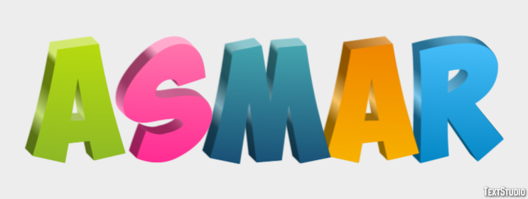 Asmar Text Effect