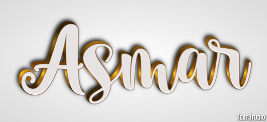 Asmar Text Effect