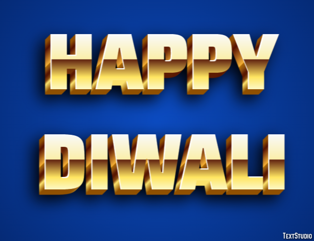 Happy Diwali Text Effect